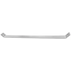 This 45° channel support brace is made of steel with an electroplated silver finish. It is 1/4 in thick and designed for use with 13/16 x 1-5/8 in strut channels. Used in industrial framing systems to provide angled support for pipes, conduit, or cable trays.