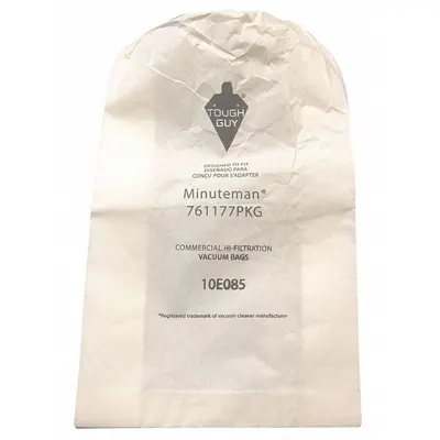 OEM APPROVED VENDOR Dry Paper 1-Ply Vacuum Bag for Minuteman - Electric Industrial Vacuum Bags