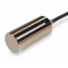 The OMRON E2E2-X10Y1 is a shielded cylindrical inductive proximity sensor with a non-terminated cable. It operates on 20-264V AC and features 2 wires. This sensor is used for non-contact detection of metal objects in industrial automation applications such as position sensing and part counting.