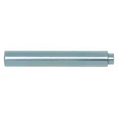 Steel setting tool with zinc-plated finish for installing 1/2 in drop-in anchors in hollow masonry. Used to expand and seat the anchor securely in concrete block or brick.