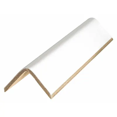 PARTNERS BRAND Heavy-Duty Edge Protector, 2x2x60 in, White, 25-Pack - Heavy-Duty Edge Protectors
