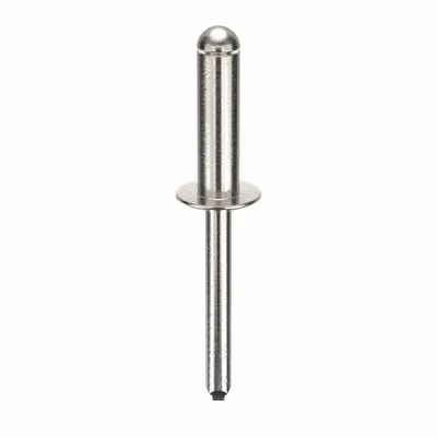 POP AVDEL Blind Rivet,2 12/71" L,0.249" dia,PK100: Inch, 2 11/64 in Overall Lg, 27/32 in Body Lg - Domed-Head Blind Rivets