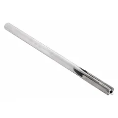 This chucking reamer is designed for precision enlarging and finishing of drilled holes to tight tolerances. Featuring a straight flute design and carbide-tipped construction, it is suitable for general metalworking and machining operations requiring smooth, accurate bore diameters.