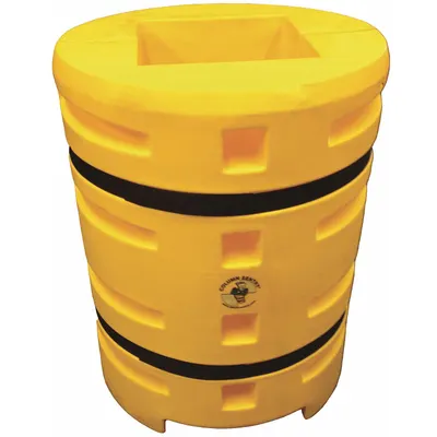 SENTRY Column Protector: 18 in, 16 in, 18 in (H-Beam)/18 in (Round)/18 in (Square) - Column Protectors with Square Centers