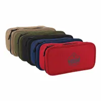ARSENAL BY ERGODYNE Tool Case: 4 1/2 in W x 10 in D x 3 1/2 in H, Black/Blue/Olive/Red/Tan, 5 Bags (MPN 5877LK)