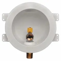 WATER-TITE Outlet Box: 1/2 in Sweat, 1/2 in Sweat, No Drain, 8 in Box Wd, 8 in Box Ht (MPN 87862)