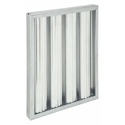 OEM Grease Filter: 25 in x 20 in x 2 in, Galvanized Steel - Grease Collection Baffle Air Filters