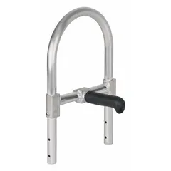 Handle and frame attachment for hand trucks, with a 60-inch single grip handle on a straight frame (No. 13C). Overall dimensions: 23 in height, 7 1/2 in width, 12 in length. Rated for 500 lb load capacity. Compatible with Magliner hand trucks.