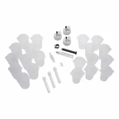 Titration application pack for laboratory water quality testing. Includes a bottle stopper. Overall dimensions: 16 in height, 13 in width, 13 in depth.