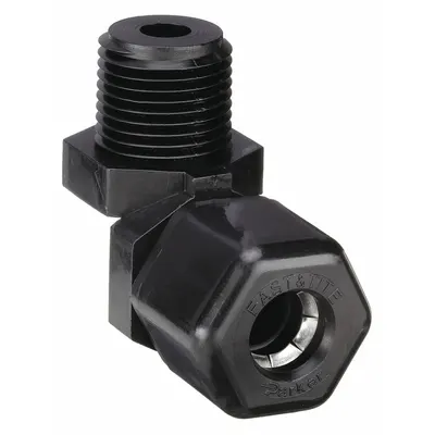 PARKER Polypropylene Compression Tube Fitting Elbow - Polypropylene Compression Tube Fittings