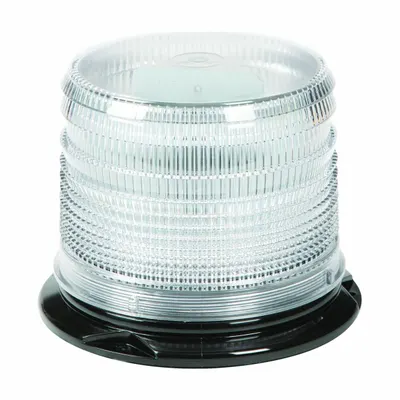 GROTE Flashing Beacon: Flashing Beacon, Amber, 8 1/16 in Overall Wd, 4 7/8 in Overall Ht - Vehicle Flashing Beacons