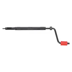 The HELI-COIL Prewinder Type II is a steel installation tool for helical inserts. It prewinds the insert onto a mandrel before driving it into a tapped hole, ensuring proper thread alignment. Compatible with right-hand fine threads in inch measurements.