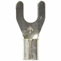3M Fork Terminals: Bare, #8 Stud Size, 12 AWG – 10 AWG Wire Range, Std Fork, 600 V (MPN M10-8FK)