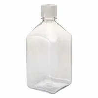NALGENE Graduated Bottle: 1 L, 32 fl oz, Polycarbonate, Colorless, 38-430 mm Screw Closure Size (MPN 2015-1000)