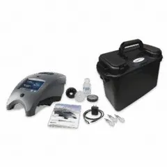 This multiparameter colorimeter measures Total Hardness in water samples using six selectable LED wavelengths (390, 428, 470, 525, 568, 635 nm) with 2% accuracy. It features a digital display and includes three syringes. Suitable for water quality testing in laboratory and field applications.
