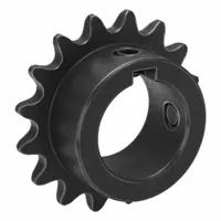 TRITAN Sprocket: 35, For 3/8 in Chain Pitch, 1 in Bore Dia, 16 Teeth, 1.922 in Pitch Dia, Steel (MPN 35BS16H X 1)