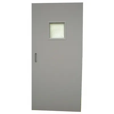 CECO VISION Vision Light Steel Door with Glass: Square Window - Security Doors