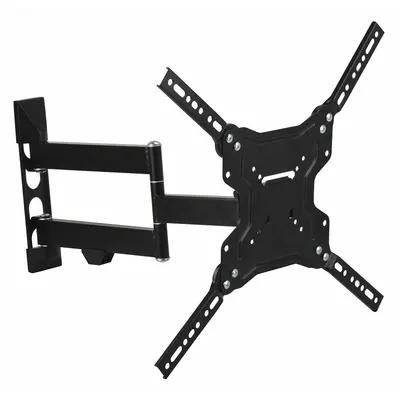 DISSTON Wall Mount: Wall, For 23 in to 55 in Screens, Max. 60 lb, 180° Swivel, 20° Down - Full Motion Television Mounts