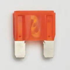 Standard-profile time-delay automotive fuse rated 40 A at 32 V DC. Non-indicating design for overcurrent protection in circuits with high inrush currents, such as motors or lighting systems.