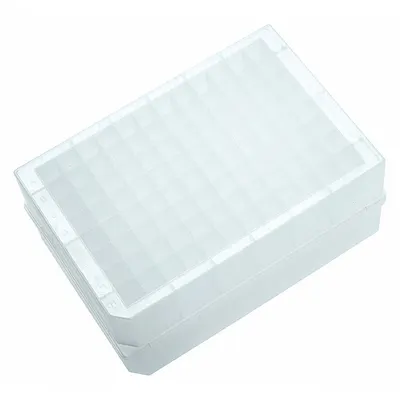 CELLTREAT Well Plate: Non-Sterile, 96 Wells, 1.1 mL, 125 mm Dia, RNase/DNase Free - Deep Well Plates