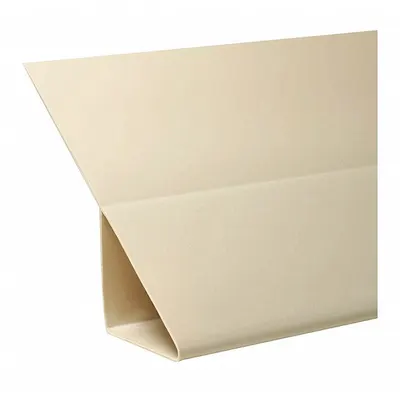 BIRD BARRIER Bird Slide: Plastic, 8 1/2 in Ht, 6 in Wd, 50 ft Lg, Beige, Heavy - Bird Control Slides