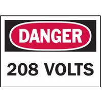 Label: Polyester, Adhesive Sign Mounting, 3 1/2 in x 5 in Nominal Sign Size, 0.01 in Thick, 5 PK (MPN 86059)