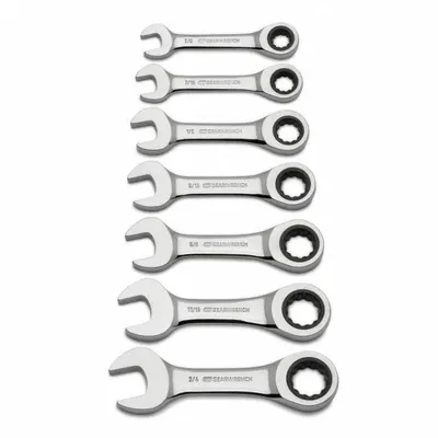 GEARWRENCH SAE 12-Point Ratcheting Combination Wrench Set - SAE 12-Point Ratcheting Combination Wrench Sets