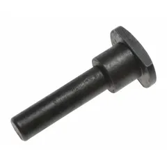 This spring shaft is a replacement component for GGS material handling systems. It is designed to fit Dayton-brand equipment, including models 3TP95, 3TP96, 3TP97, 3TP98, 3TP99G, and 3TR01G. The shaft is used in applications requiring precise spring tension for lifting or positioning mechanisms.