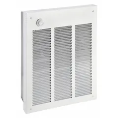 DAYTON Recessed Electric Wall-Mount Heater: 1500 W/3000 W, 240V AC, Single Phase, 240V AC, 1-phase. Key specifications — Grille Color: White; Programming Capability: Non-Programmable; Wattage Output: 1500 W/3000 W; Voltage, Phase: 240V AC, 1-phase; Rough-In Dimensions - H x W x D: 18-1/4 in x 14-5/8 in x 3-7/8 in; Nominal Voltage - HVAC: 240V AC; Brand: DAYTON; Phase: Single.