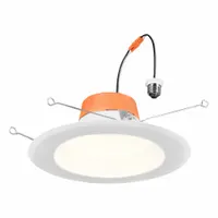 Downlight: 5 in_6 in Dia, 900 lm, 2700K/3000K/3500K/4000K/5000K, 10 W, 120V AC, 2 3/4 in Overall Ht (MPN RT561A/900ST9SC3/SMWH/E26)