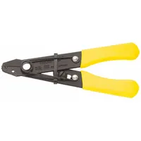 Wire Stripper: 26 AWG to 12 AWG, 5 in Overall Lg, Std Cushion Grip, 28 AWG to 14 AWG, Less than 6 in (MPN 1004)