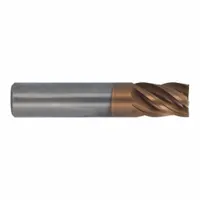 CLEVELAND Corner Radius End Mill: Carbide, T-Max Coated, 5 Flute, 1/2" Mill Dia, 5/8" LOC, 0.03" Rad (MPN C70559)