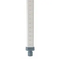 METRO Shelving Post: 74 3/16 in x 1 3/4 in, Taupe, Polymer, Epoxy Coated (MPN MX74P-4)
