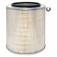 Round/oval engine air filter with axial seal. Inside diameter 5/8 in. Designed for use in Hough vehicles. Provides engine air intake filtration