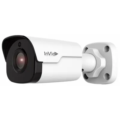 INVID TECH Camera: Bullet, Fixed, 4 mm Max Focal Lg, 5MP, RJ45 - Varifocal Network IP Video Cameras