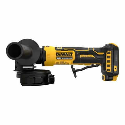 DEWALT Angle Grinder: 4 1/2 in Wheel Dia, Brushless Motor, 20V DC, Std Head, Barrel Grip Grip - DEWALT Cordless Angle Grinders