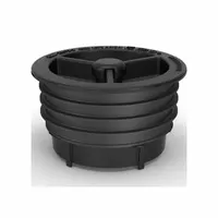 ZURN Floor Drain Trap Seal Device: 4 1/8 in Overall Dia, 4 1/8 in Overall Wd, 1 1/4 in Overall Ht (MPN Z1072-4)