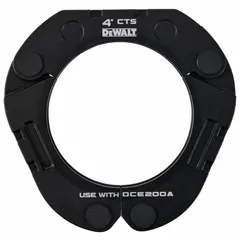 This jaw and ring set is designed for use with standard and extended press tools on 4-inch copper (plumbing) and stainless steel pipe. It is suitable for pressing operations in plumbing and piping systems.
