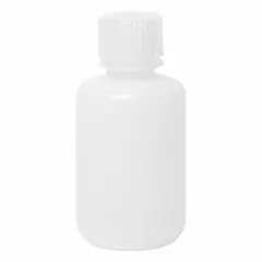 APPROVED VENDOR HDPE Narrow Mouth Round Lab Bottle, 2 fl oz (60 mL), Colorless, 20-415 mm Screw Closure, 33401-BULK