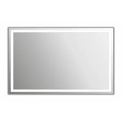 WINGITS WAT6036LED Lighted Vanity Bathroom Mirror, 60 x 36 in, Glass - Lighted Vanity Bathroom Mirrors