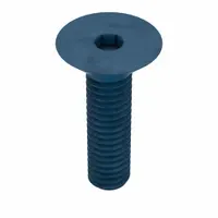Socket Flat Head Screw: M4x0.70 Thread Size, 16 mm Lg, Flat, Blue Phosphate, Alloy Steel, 25 PK (MPN UST184009)