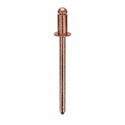 POP AVDEL Blind Rivet,1 17/50" L,0.122" dia,PK500: Inch, 1 11/32 in Overall Lg, 1/4 in Body Lg - Domed-Head Blind Rivets