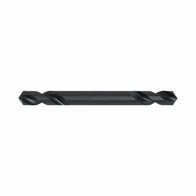 CLE-LINE Double End Drill Bit: 9/64", 135° Split Point - High-Speed Steel Double-Ended Drill Bits