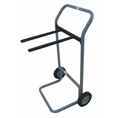 Dayton Folding-Chair Hand Truck, 16-Chair Capacity, Gray, 8 in Wheels - Folding-Chair Hand Trucks