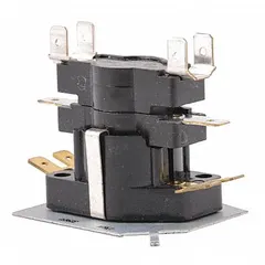 Electric sequencer for HVAC systems, used to control the staged energizing of electric heating elements. It sequences heating elements to prevent electrical overload and ensure consistent heat output in residential and commercial furnaces.