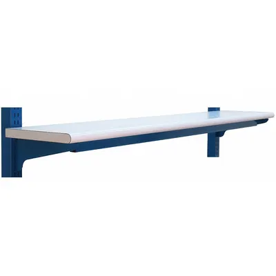 BENCHPRO Upper Shelf: 72 in Overall Wd, 12 in Overall Dp, White, Steel - Shelves for Workbenches