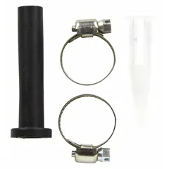 This injector kit dispenses detergent and fabric softener into the wash drum at the appropriate time during a cycle. It is used in Whirlpool washing machines to ensure proper cleaning and rinsing performance.