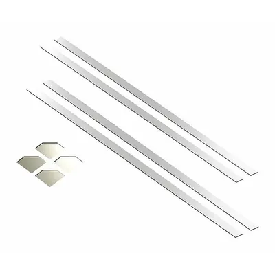 MIRREDGE Mirror Installation Kit: 2 in Overall Ht, 60 in Overall Wd - Mirror Framing & LED Shelf Parts