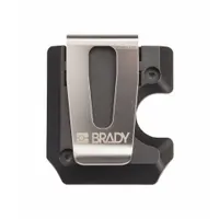 Clip mount accessory for M210-series printers. Includes two mounting screws. Allows attachment to a belt or strap for hands-free operation during labeling tasks