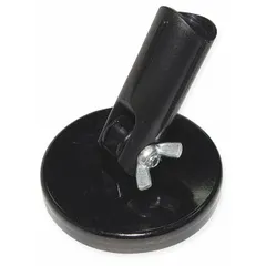 Steel magnetic pickup attachment with detachable shaft for retrieving ferrous metal objects. Suitable for maintenance, assembly, and cleanup tasks in industrial settings such as factories, warehouses, and workshops.